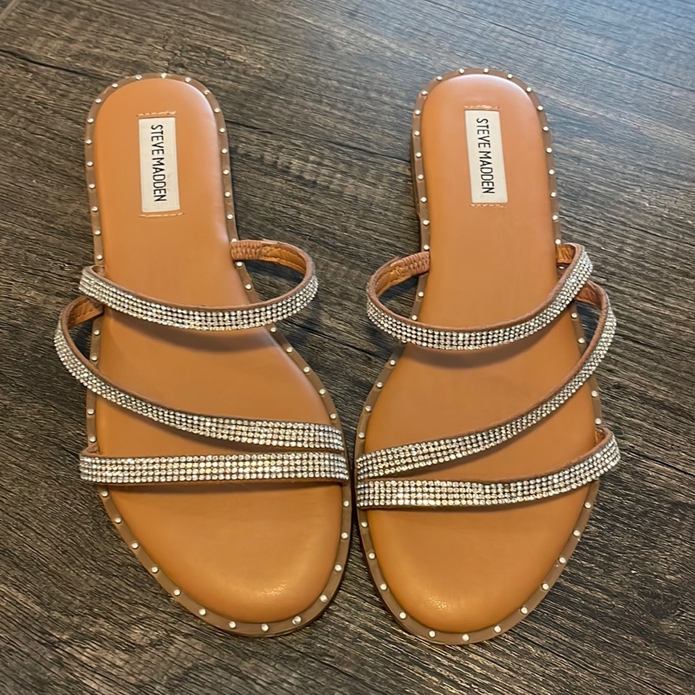 Steve Madden rhinestone sandals
